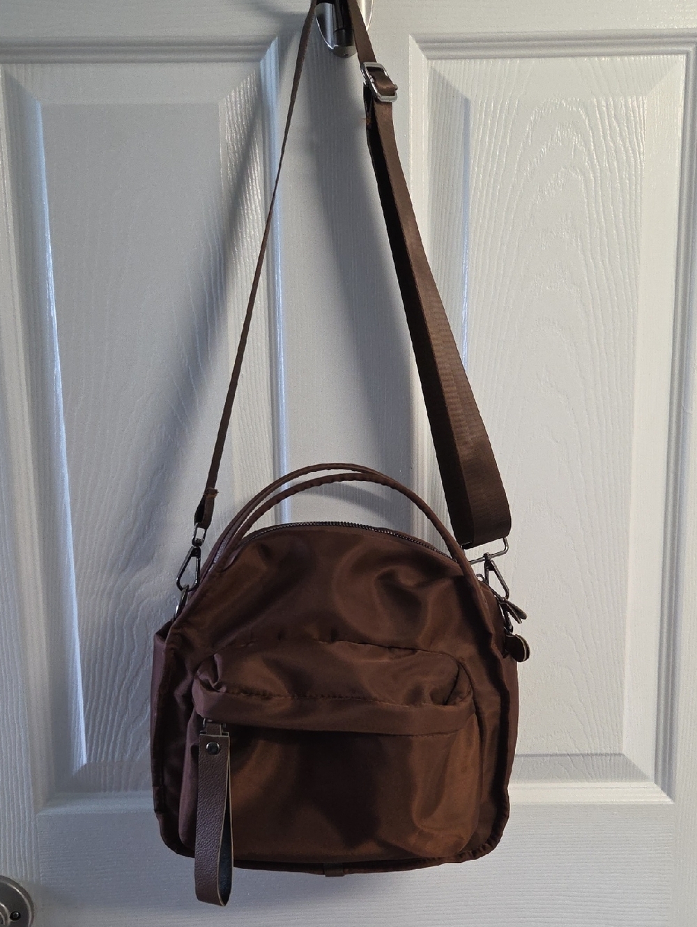 Classic Brown Women's Crossbody Shoulder Bag